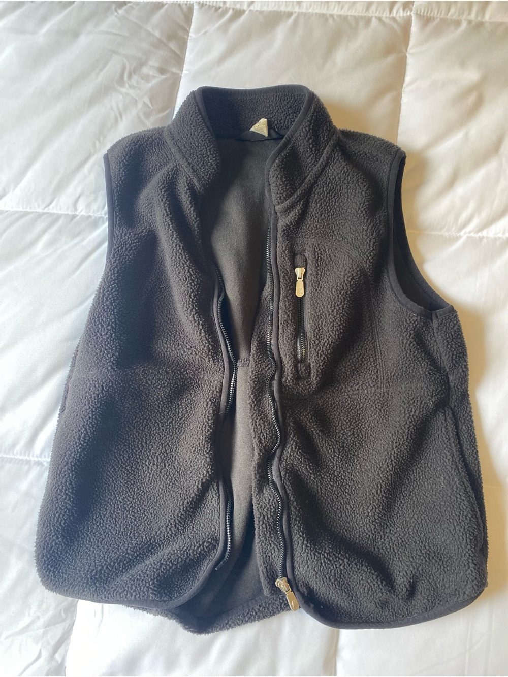 Kyodan Dark Gray Sherpa Fleece Vest
